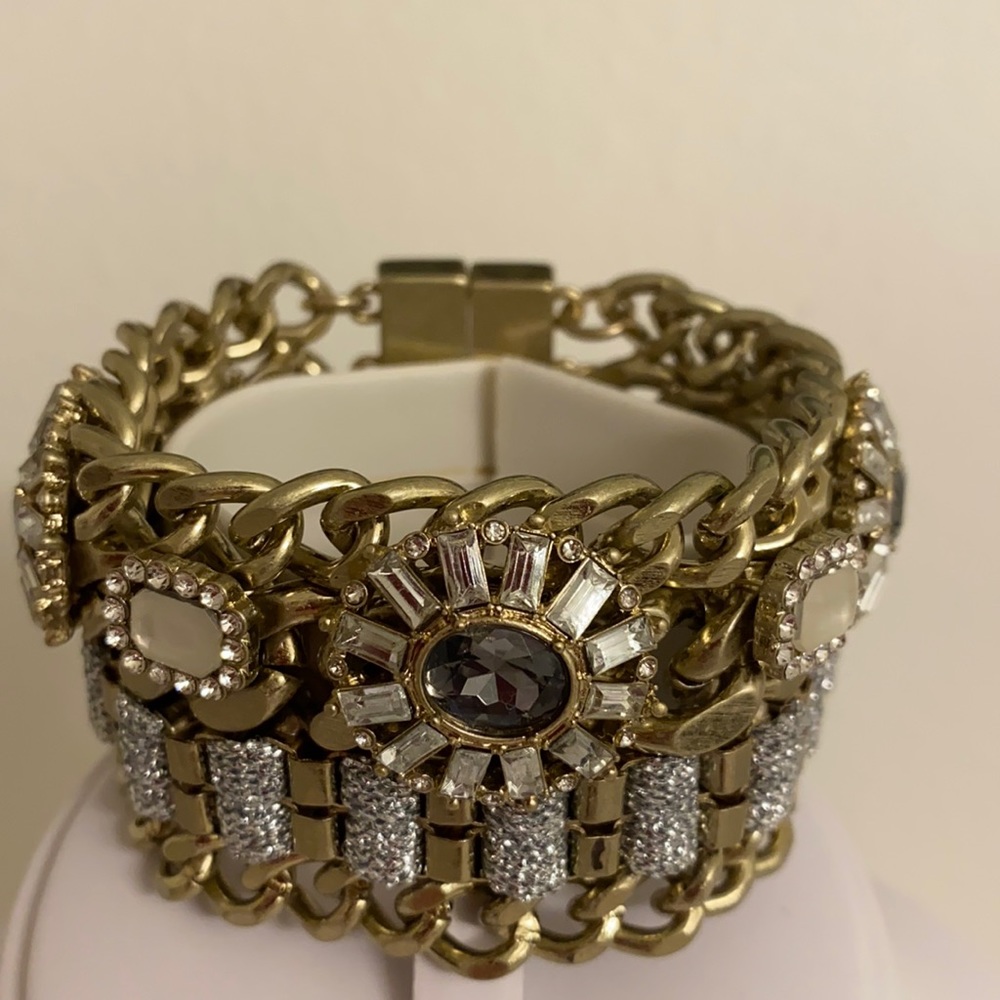 Vintage Blingy Gold Bracelet